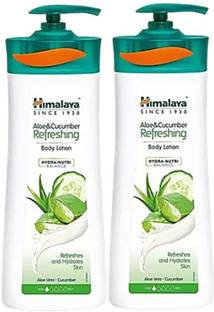 HIMALAYA Aloe & Cucumber Refreshing Body Lotion| Hydra Nutri Balance 800ml(pack of 2)