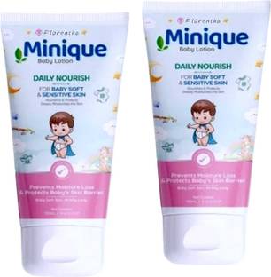 FLORENTHA MINI-QUE BODY LOTION FOR BABY SOFT SENSITIVE SKIN PACK OF 150ml x 2