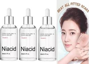 GABANA Niacid Face Serum for Fine Line & Sun Damage Corrector Face Serum 30ml Pack of 3