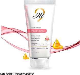Hi9 Hydra Gel Moisturizer (75ml) | Oil-Free, Hydra Boost | Soft, Smooth Skin