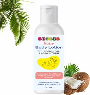 sophin Advansed Baby Lotion for New Born Babies, Ph 5.5, 24Hr Moisturization