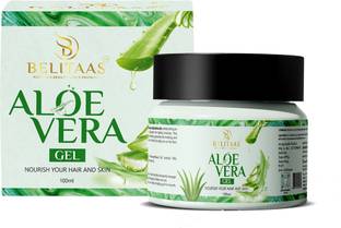 Belitaas 100% Pure Aloevera Gel | Moisturizing & Nourishing | For All Skin Types