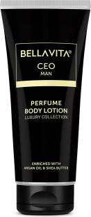 Bella vita organic CEO MAN Perfume Body Lotion|With Citrus, Aromatic & Woody Notes|