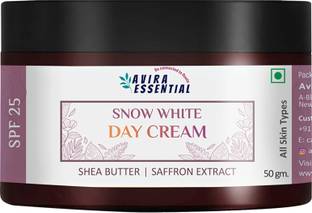 Avira Essential Snow White Face Cream For Women & Men| Non Sticky, Hydrating SPF DAY Moisturizer