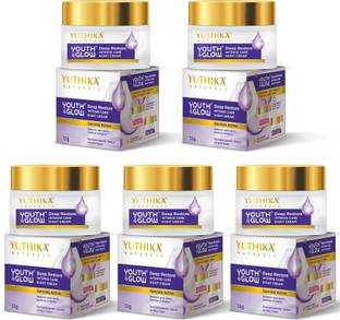 Yuthika Youth & Glow Night Cream For Women SPF30 PA+++ Reduce Dark Spot,Wrinkle (Pack 5)