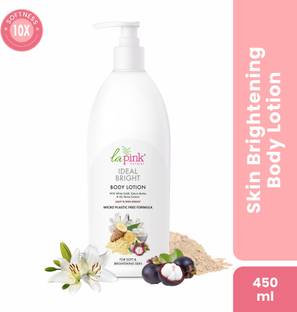 La Pink Ideal Bright Body Lotion White Lilly Flower & Kokum Butter for Women & Men