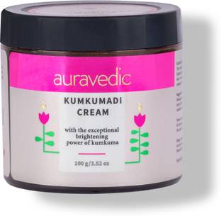 AURAVEDIC face cream for glowing skin with kumkumadi thailam