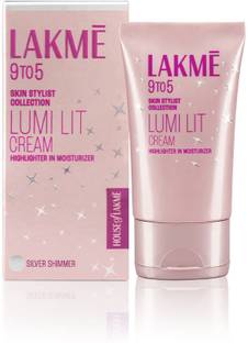 Lakmé Lumi Lit Cream -Moisturizer+ Highlighter| Niacinamide & Hyaluronic Acid - Silver