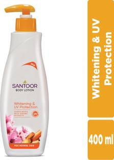 Santoor Body Lotion for Skin Whitening & UV Protection Deep Moisturization