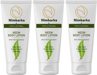 NIMBARKA Neem Body Lotion For Moisturization & Nourishment 85*3 Pack Of 3