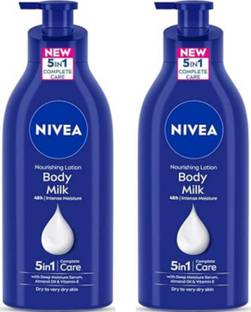 NIVEA Bodymilk 600ml Lotion Set of 2pc