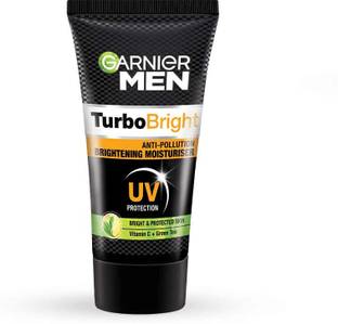 Garnier Men Turbo Bright Anti-Pollution Brightening Cream| Face Moisturizer