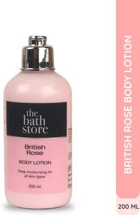 The Bath Store British Rose Body Lotion for Deep Moisturizing for All Skin Types
