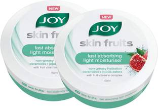 Joy Skin Fruits Fast Absorbing Light Moisturiser Cream (Pack of 2 x 150ml)