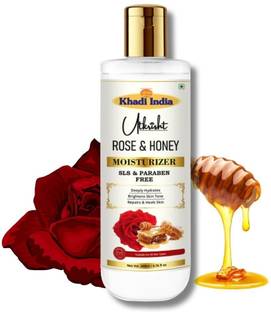 Utkrisht Khadi Rose & Honey Moisturizer - Deep Hydration | SLS and Paraben Free