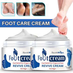 smartdrops Foot & Hand Care Cream | Light Texture | Clean & Soft Finish