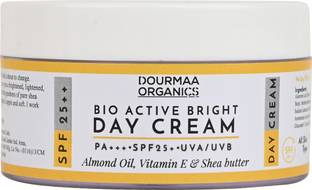 DOURMAA ORGANICS Total Effects Day Cream With Shea Butter SPF 25+ Lightens UVA/UVB Protection