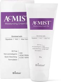 Brinton AcMist Moisturizing Cream Gel for Acne Prone & Oily Skin 50g