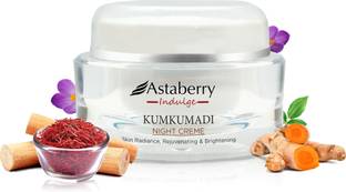 ASTABERRY Indulge Kumkumadi Night Creme for Skin Rejuvenating - Sulphate & Paraben Free