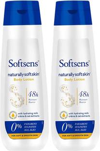 Softsens Naturally Soft Skin Body Lotion | 48H Moisturization, For Men & Women