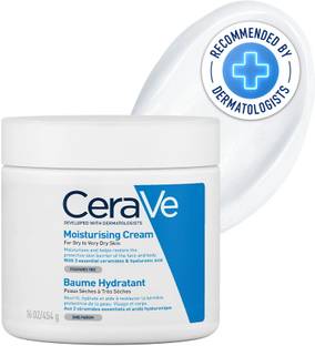 CeraVe Moisturizing Cream For Dry Skin with Ceramides, Dermatologist Recommended