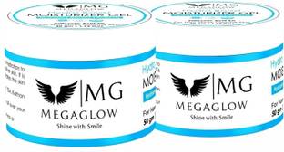 MEGA GLOW Hydro Boost Moisturizer Gel for Glowing Skin 50 gm (pack of 2)