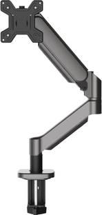 GITRU 17-32 inch Single Monitor Mount, Rotation, Swivel, Tilt, Adjustable Gas Spring Desk Mount Monitor Arm