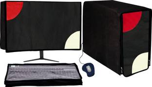 GUTSAV SALES COMPUTER COVER 3 SET 22 INCH for 22 inch MONITER, KEYBOARD, CPU, TV  - DESKTOP COVER FULL SET 22 INCH