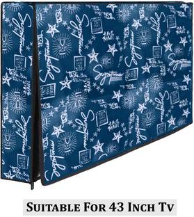 Declooms 43 Inch TV Cover Waterproof Dustproof Washable Cover for 43 inch LCD/LED TV  - 2 LayerProtection
