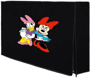 JM Homefurnishings Padded Cover, Dust Cover, etc. for 43 inch Computer Monitor, TV, LCD Monitor, etc.  - LEDPBlackJJ0643IN