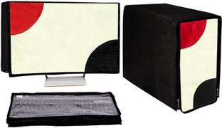 GUTSAV SALES DESKTOP COVER FULL SET 22 INCH for 22 inch MONITER, KEYBOARD, CPU  - COMPUTER COVER FULL SET 22 INCH