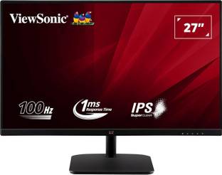 ViewSonic SuperClear 68.58 cm (27 inch) WXGA IPS Panel Monitor (VA2732-H,1920 x 1080, AntiGlare, Flick...