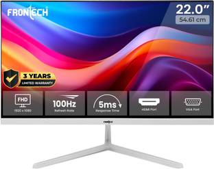 Frontech Ultima Series 55.88 cm (22 inch) Full HD LED Backlit VA Panel Monitor (MON-0091)