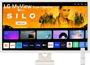 LG 80.01 cm (32 inch) Full HD IPS Panel with webOS, Apple AirPlay 2, HomeKit compatibility, 5Wx2 speakers, Magic remote compatible Smart Monitor (32SR50F-WA.ATREMSN)