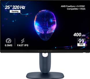 DELL Alienware Series 63.5 cm (25 inch) Full HD LED Backlit IPS Panel with AMD FreeSync Premium, 2 HDM...