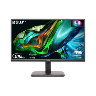 Acer 60.45 cm (24 inch) Full HD LED Backlit IPS Panel with-Visioncare, VGA, HDMI, Ergonomic Stand, Fli...