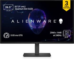 DELL Alienware Series 67.31 cm (27 inch) Quad HD LED Backlit OLED Panel Gaming Monitor (AW2726DM)