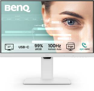 BenQ GW2786TC 68.58 cm (27 inch) Full HD LED Backlit IPS Panel with USB-C(65W PD), Daisy Chain, 99% sR...