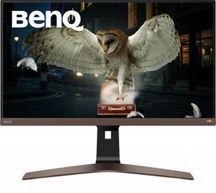 बेनक्यू EW 71.12 cm (28 Inch) UHD LED बैकलिट IPS पैनल Premium HDR10 Bezel-Less with Remote Control, Premium Sound with treVolo 3Wx2 Speakers, 90% DCI-P3, HDMI, DP, USB-C with 60W PD मॉनिटर (EW2880-B)