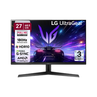 LG UltraGear 68.58 cm (27 inch) Full HD IPS Panel with HDR10, NVIDIA G-SYNC Comaptible, Tilt-able Stan...