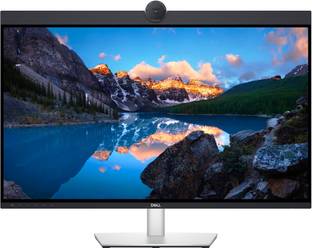 DELL 81.28 cm (32 inch) 4K Ultra HD LED Backlit IPS Panel with HDMI, DP Port in & Out, 3X USB Type-C, 5 xUSB 3.2 Gen 2, RJ45, Headphone Jack, UltraSharp Video Conferencing Monitor (U3223QZ)