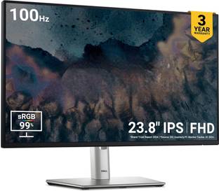 DELL 60.96 cm (24 inch) Full HD IPS Panel 99% sRGB, 250 nits brig