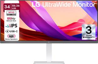 LG UltraWide 86.36 cm (34 inch) WFHD IPS Panel 86.36 cm (34) 21:9 WFHD (2560x1080) IPS Display, 3-Side...