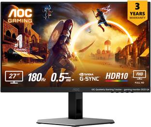 AOC 68.58 cm (27 inch) Full HD LED Backlit IPS Panel Gaming Monitor (27G4)