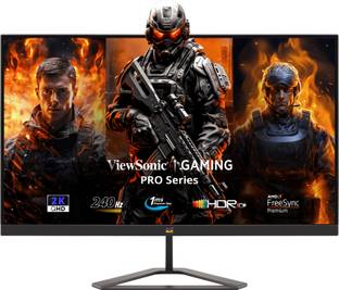 ViewSonic 68.58 cm (27 inch) Quad HD LED Backlit IPS Panel with HDR10, 2 x HDMI, Display Port, Eye Care, Tilt-able Stand, 137% sRGB Gaming Monitor (VX2758A-2K-PRO-3)