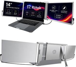 RIITEK Tri Series 35.56 cm (14 inch) Full HD IPS Panel Monitor (RII-2MONITOR)