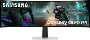 Samsung Odyssey OLED G9 124.46 cm (49 inch) Curved DQHD OLED Panel Gaming Monitor (LS49DG910SWXXL)