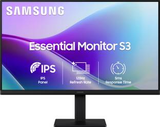 Samsung Essential Series S3 55.88 cm (22 inch) Full HD LED Backlit IPS Panel with Dual HDMI Ports (2EA...