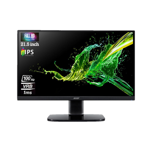 Acer 54.61 cm (22 inch) Full HD LED Backlit IPS Panel with sRGB 99%, ENERGY STAR Certified, VESA Suppo...