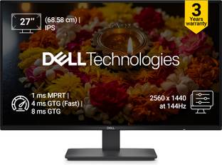 DELL SE Series 68.58 cm (27 inch) Quad HD LED Backlit IPS Panel with AMD FreeSync, Eye Comfort Technol...